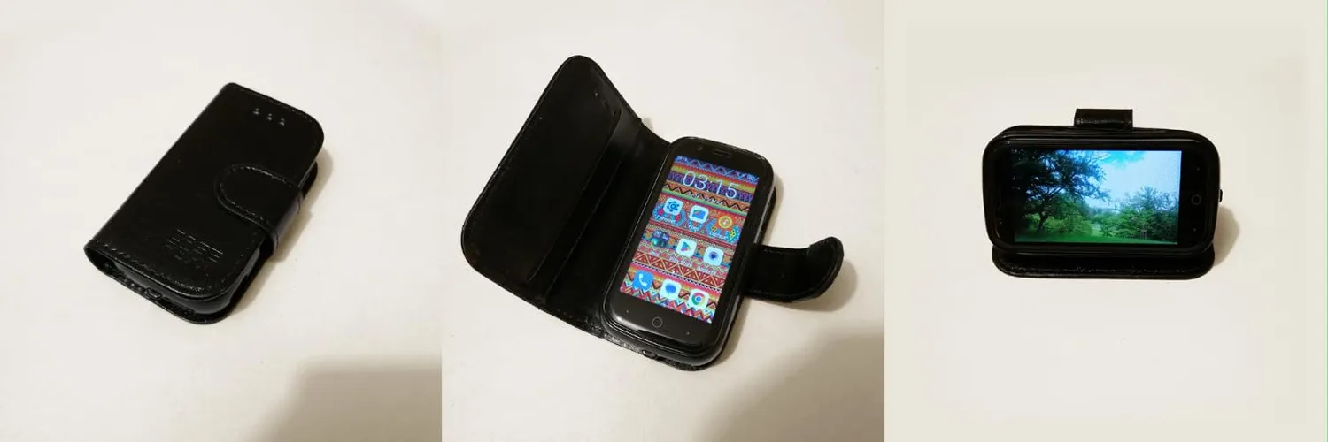 caseroxx bookstyle Unihertz Jelly 2 nero portafoglio