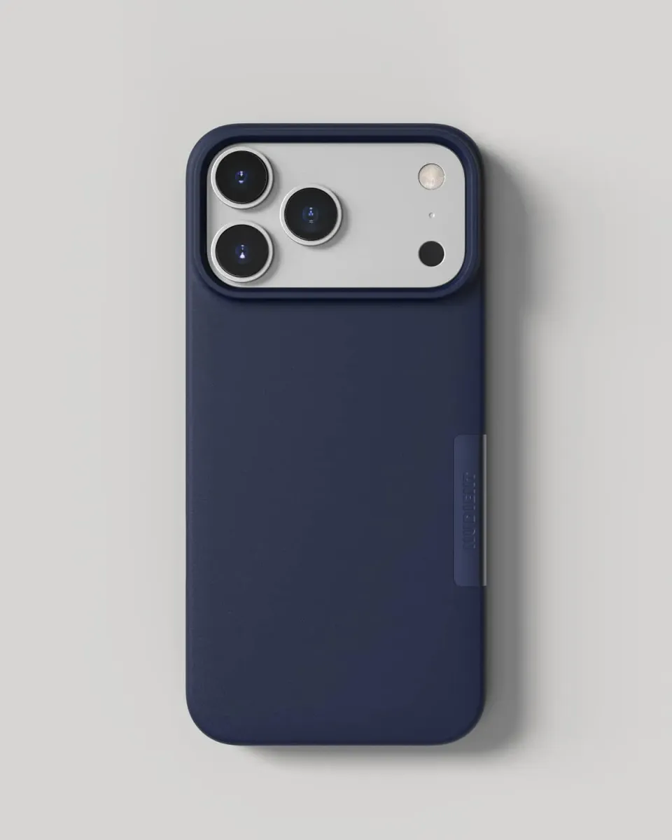 Nudient Thin cover iPhone 17 Pro Max Ocean Blue MagSafe tattile
