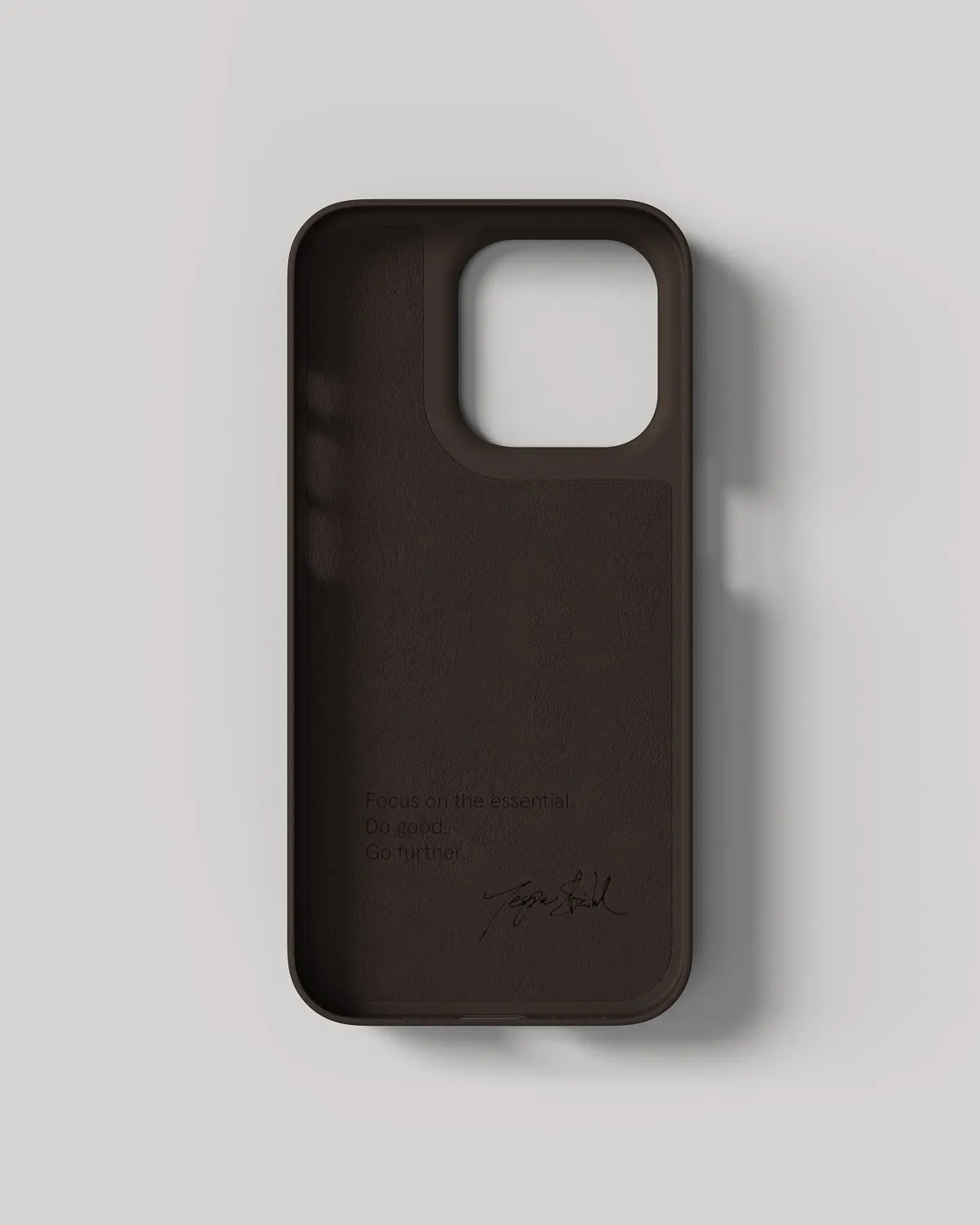 Nudient Thin Case iPhone 14 Pro cover marrone MagSafe
