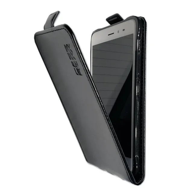 caseroxx Flip Cover Neffos X1 Lite custodia nero magnetica
