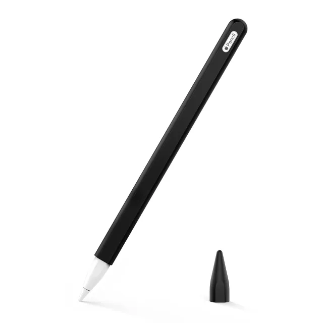 MoKo Cover Apple Pencil Pro/2 Custodia Silicone Nero Antigraffio