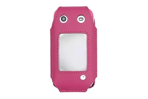 caseroxx per HMD 2660 Flip custodia rosa vera pelle finestra
