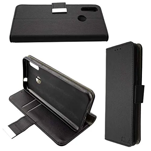 caseroxx Bookstyle custodia Cubot J7 nera portafoglio