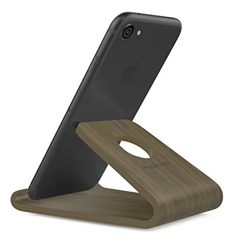 MoKo Supporto Legno Noce Telefono da Tavolo