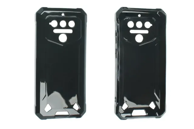 caseroxx Oukitel WP23 cover TPU nero antiurto