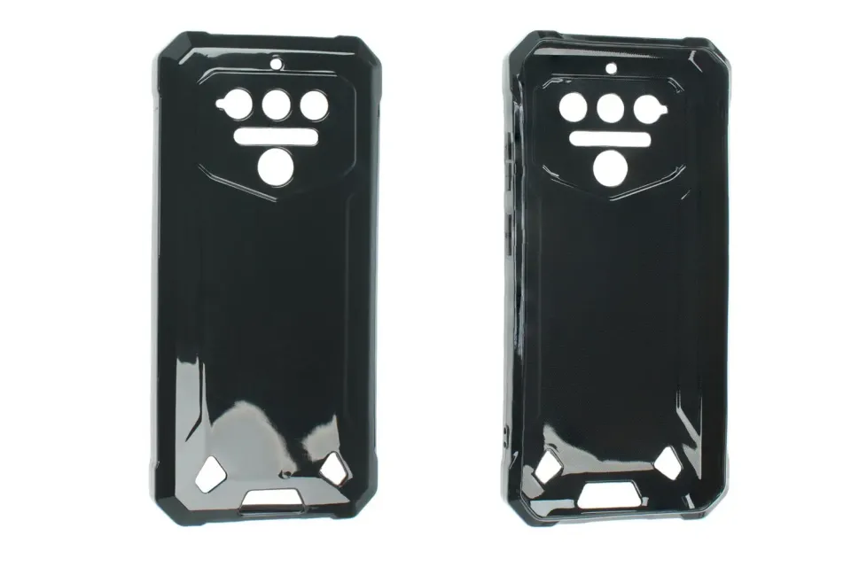 caseroxx Oukitel WP23 cover TPU nero antiurto