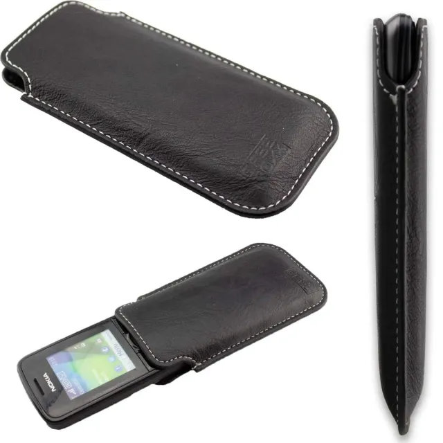 caseroxx Business-Line Nokia C1 Borsello nero similpelle