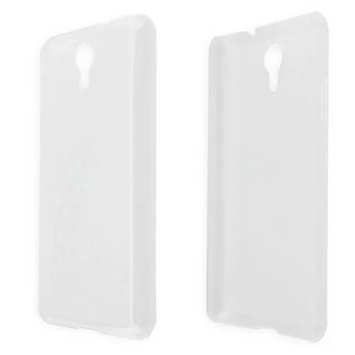 caseroxx TPU custodia Ulefone Power bianco trasparente slim