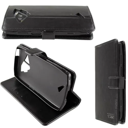 caseroxx Bookstyle Cover Crosscall Action-X5 Nera