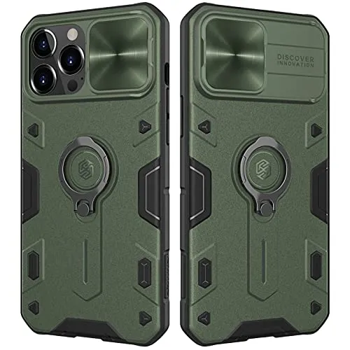 CloudValley Cover iPhone 13 Pro Max con Anello Nero