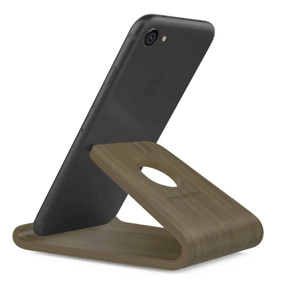 MoKo Supporto Legno Noce Telefono da Tavolo