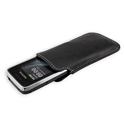 caseroxx Business-Line Nokia 2700/2730 custodia nero con clip