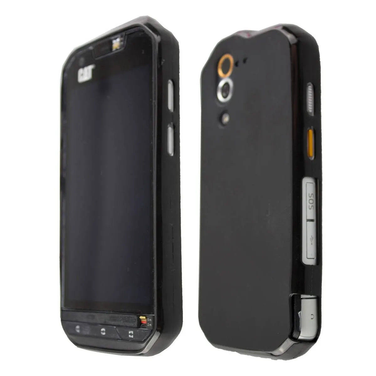caseroxx TPU-Custodia Cat S60 cover nera antiurto