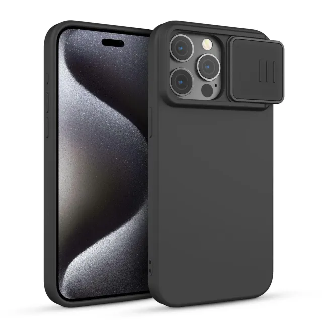 CloudValley iPhone 15 Pro Max cover silicone nera magsafe