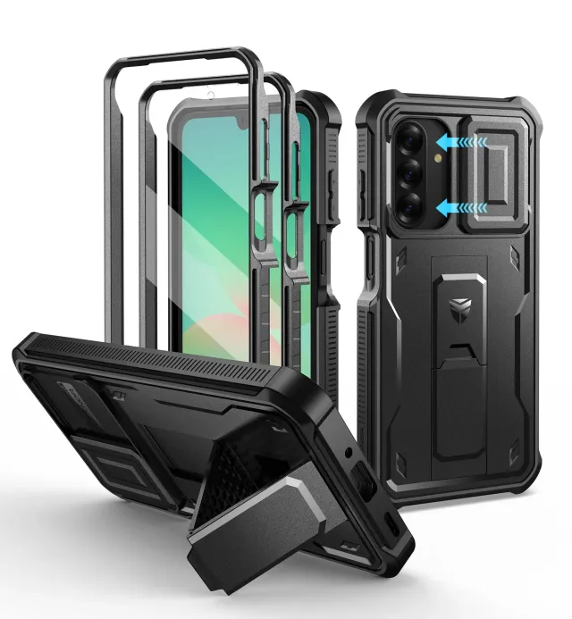 Dexnor Galaxy A26 5G cover verde antiurto 2 pellicole