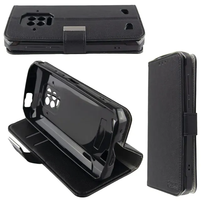 caseroxx Bookstyle Doogee S86 Pro custodia nero antiurto