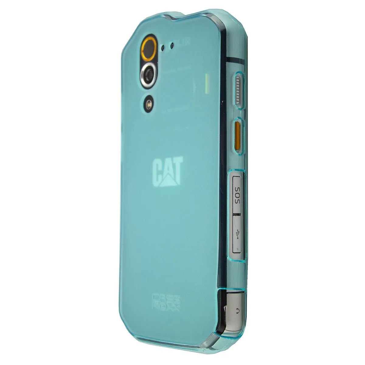 caseroxx per Cat S60 cover TPU azzurro chiaro antiurto