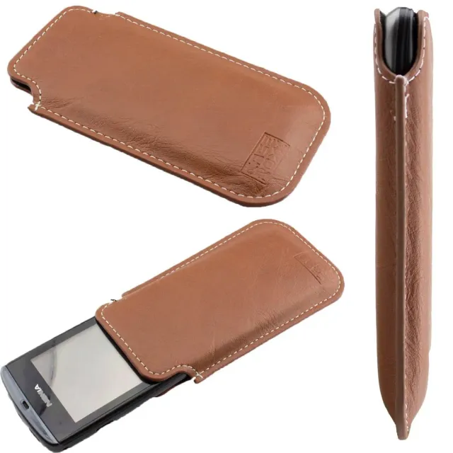 caseroxx Business-Line Nokia Asha 300 tasca cintura marrone pelle