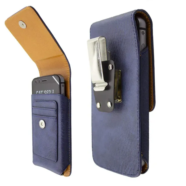 caseroxx Cat S62 S62 Pro custodia outdoor azzurra con clip