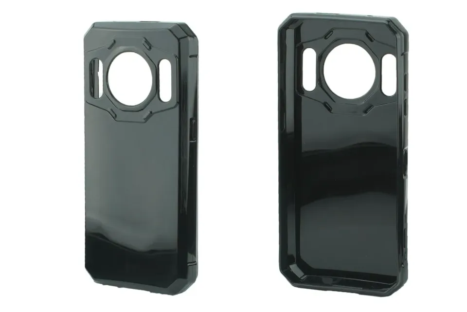 caseroxx Custodia TPU Oukitel WP21 Cover Nera Antiurto