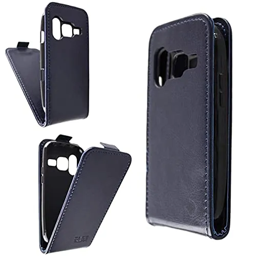 caseroxx Doro Primo 218/368 flip cover azzurra pelle