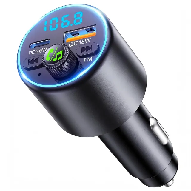 EOIWUY BC19 Trasmettitore FM Bluetooth Auto 54W PD
