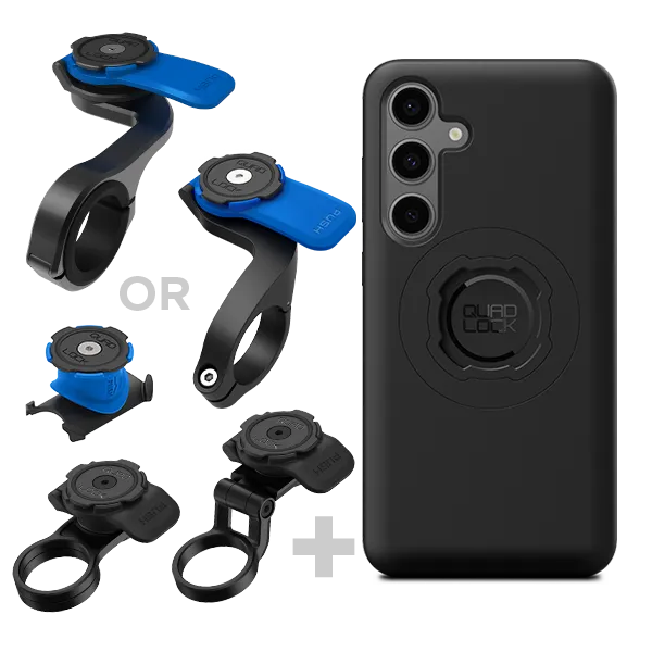 Quad Lock Bici Kit supporto Galaxy + custodia protettiva urti