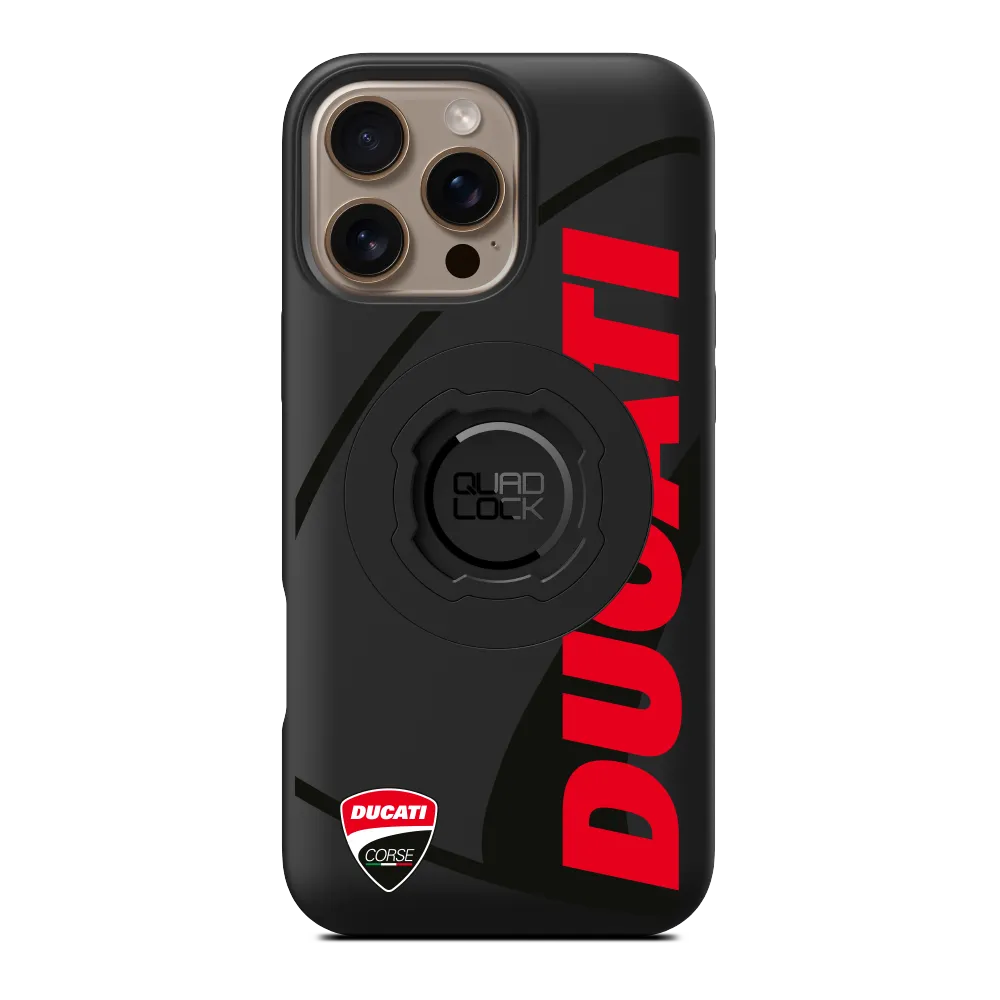 Quad Lock MAG Ducati Corse custodia iPhone protezione urti