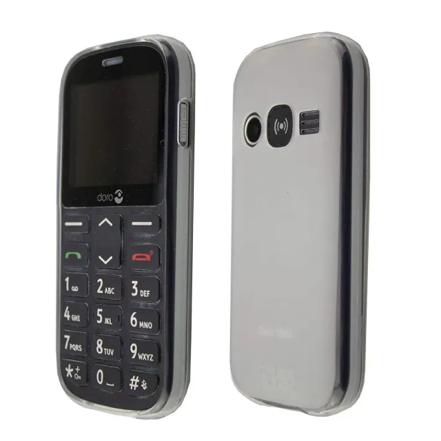 caseroxx Doro 1360 1361 1362 Cover TPU Trasparente
