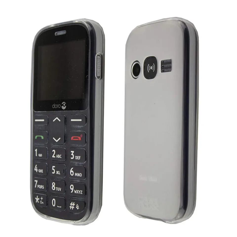 caseroxx Doro 1360 1361 1362 Cover TPU Trasparente