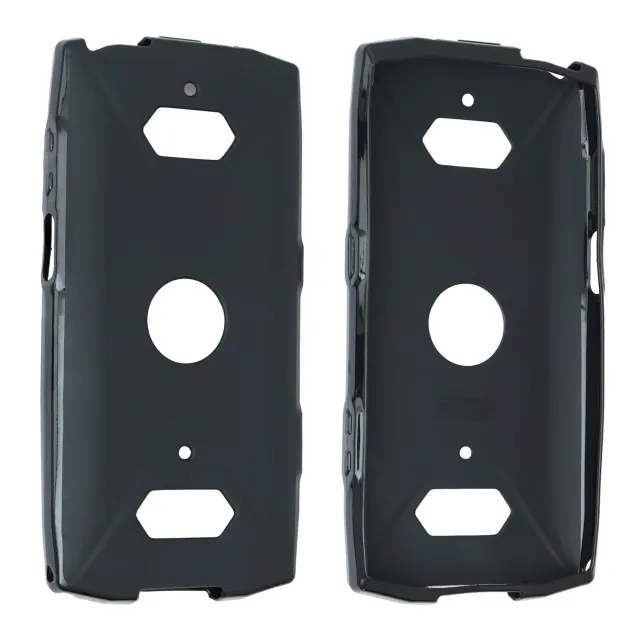 caseroxx Crosscall Core-X5 cover TPU nera antiurto