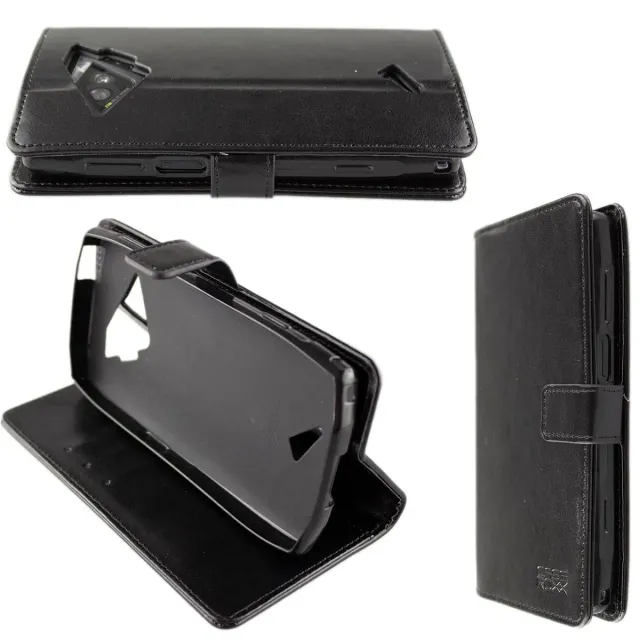 caseroxx Bookstyle Cover Crosscall Action-X5 Nera