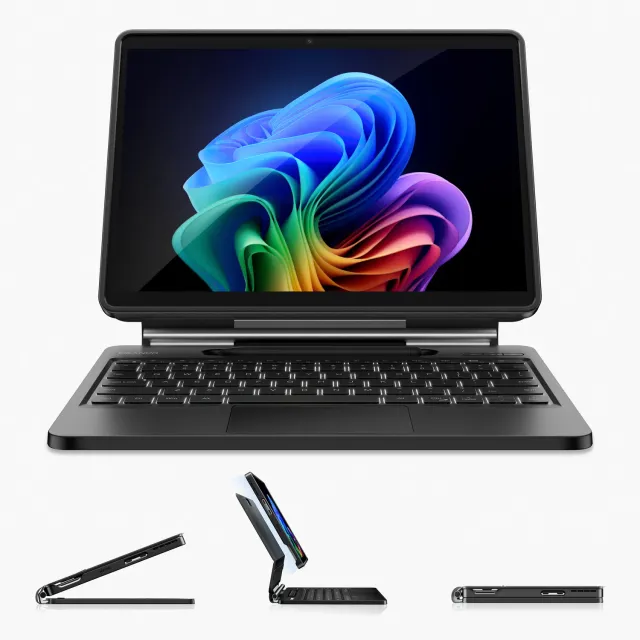 Dexnor Cover Tastiera Surface Pro 9 Bluetooth Nera Retroilluminata