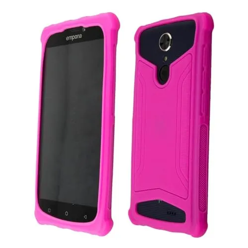 caseroxx Emporia Smart 2 cover TPU fucsia antiscivolo