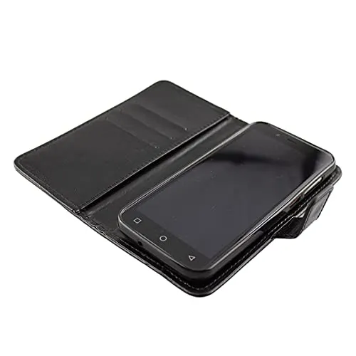 caseroxx Bookstyle custodia PEAQ PSP 400 nera portafoglio