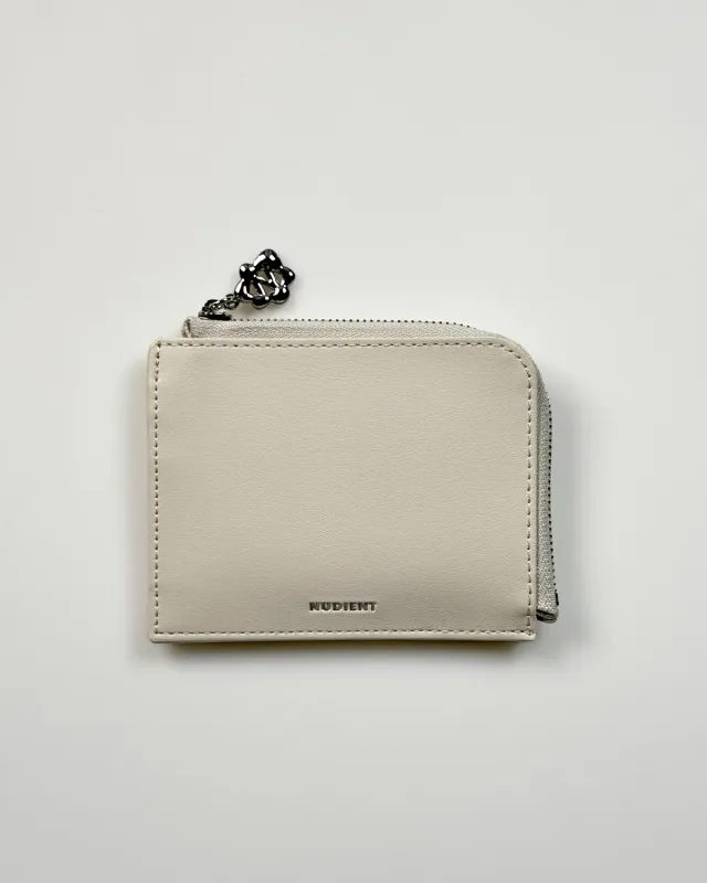 Nudient Zipper Wallet portafoglio cerniera pelle riciclata