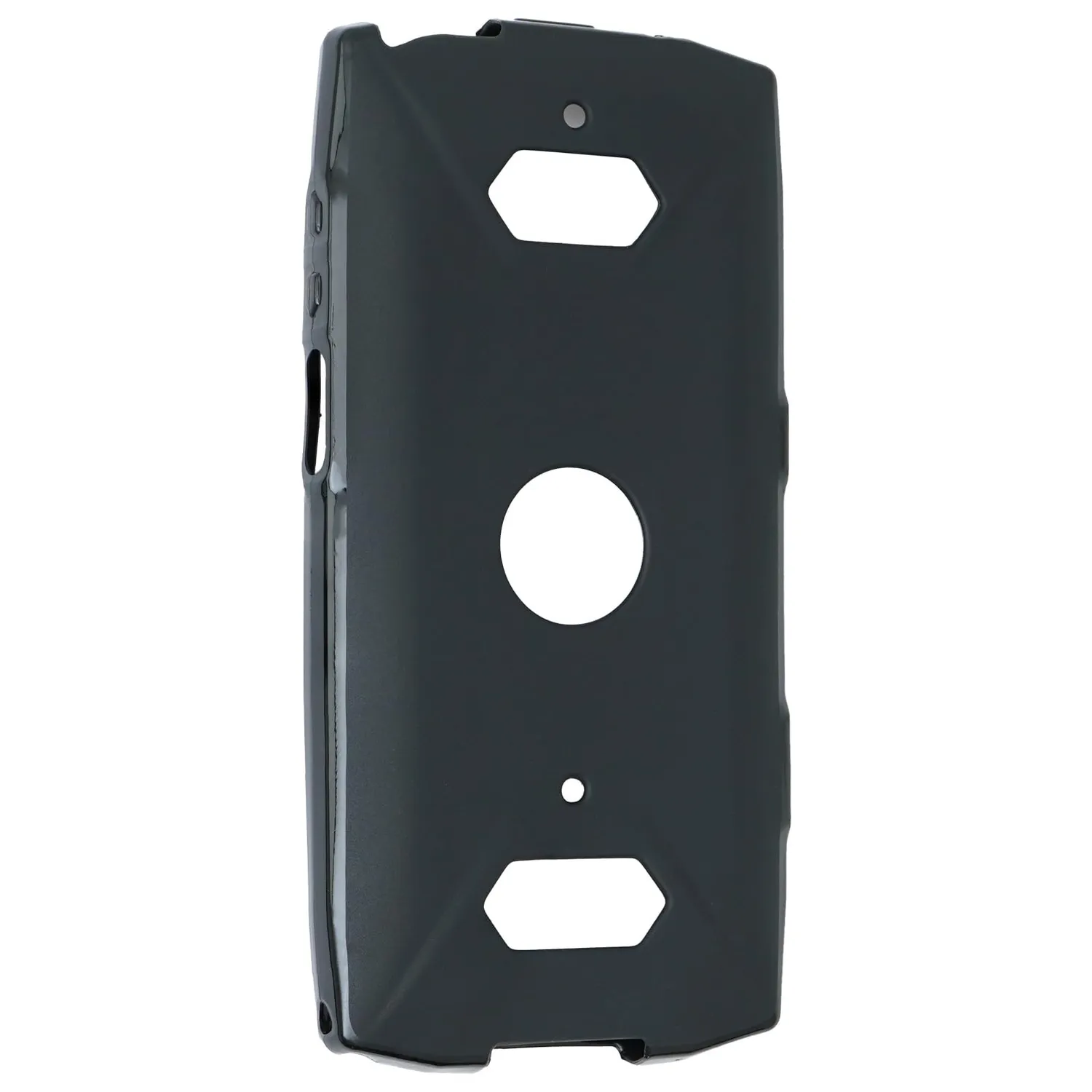 caseroxx Crosscall Core-X5 cover TPU nera antiurto