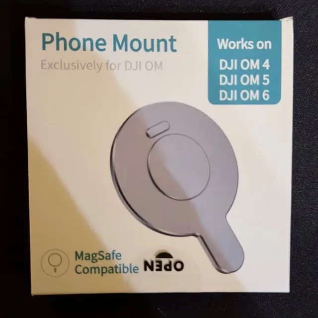 CloudValley base magnetica gimbal DJI OM telefono nero metallo