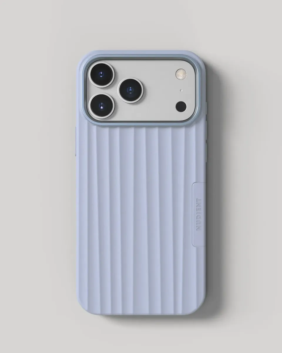 Nudient Bold cover iPhone 17 Pro Max Aura Blue MagSafe protettiva