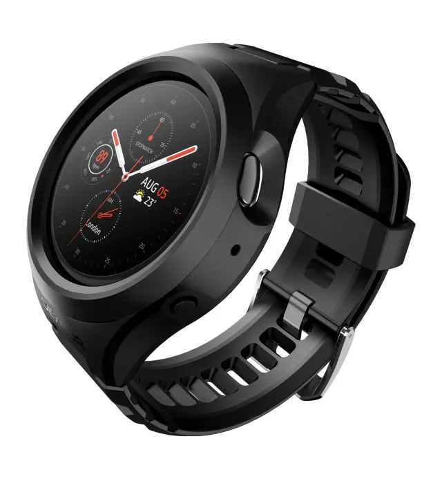 Dexnor Galaxy Watch Active 2 44mm cinturino nero silicone