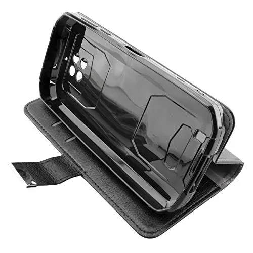 caseroxx Oukitel WP6 custodia a libro nera portacarte