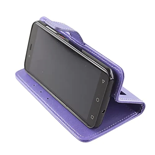 caseroxx Bookstyle PEAQ PSP 400 custodia lilla portafoglio