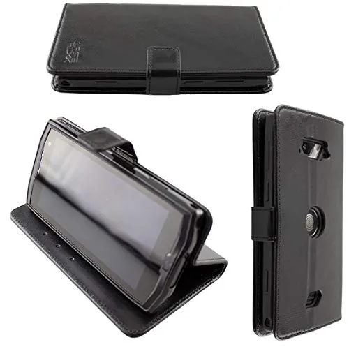 caseroxx Bookstyle Core-M4 M4 Go custodia portafoglio nera