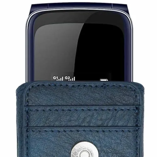 caseroxx Guwet 2G borsello cintura pelle azzurro passante