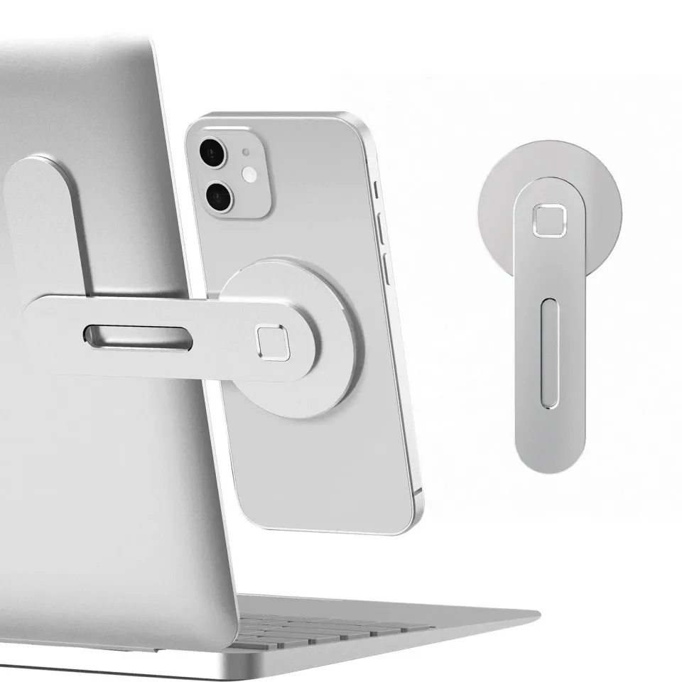 CloudValley supporto magnetico telefono laptop argento