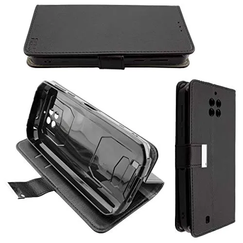 caseroxx Oukitel WP6 custodia a libro nera portacarte