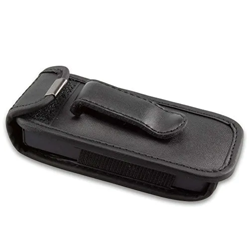 caseroxx custodia Samsung B100 nero vera pelle finestra