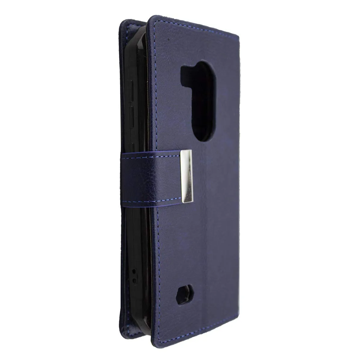 caseroxx Bookstyle Armor X7 custodia portafoglio azzurra
