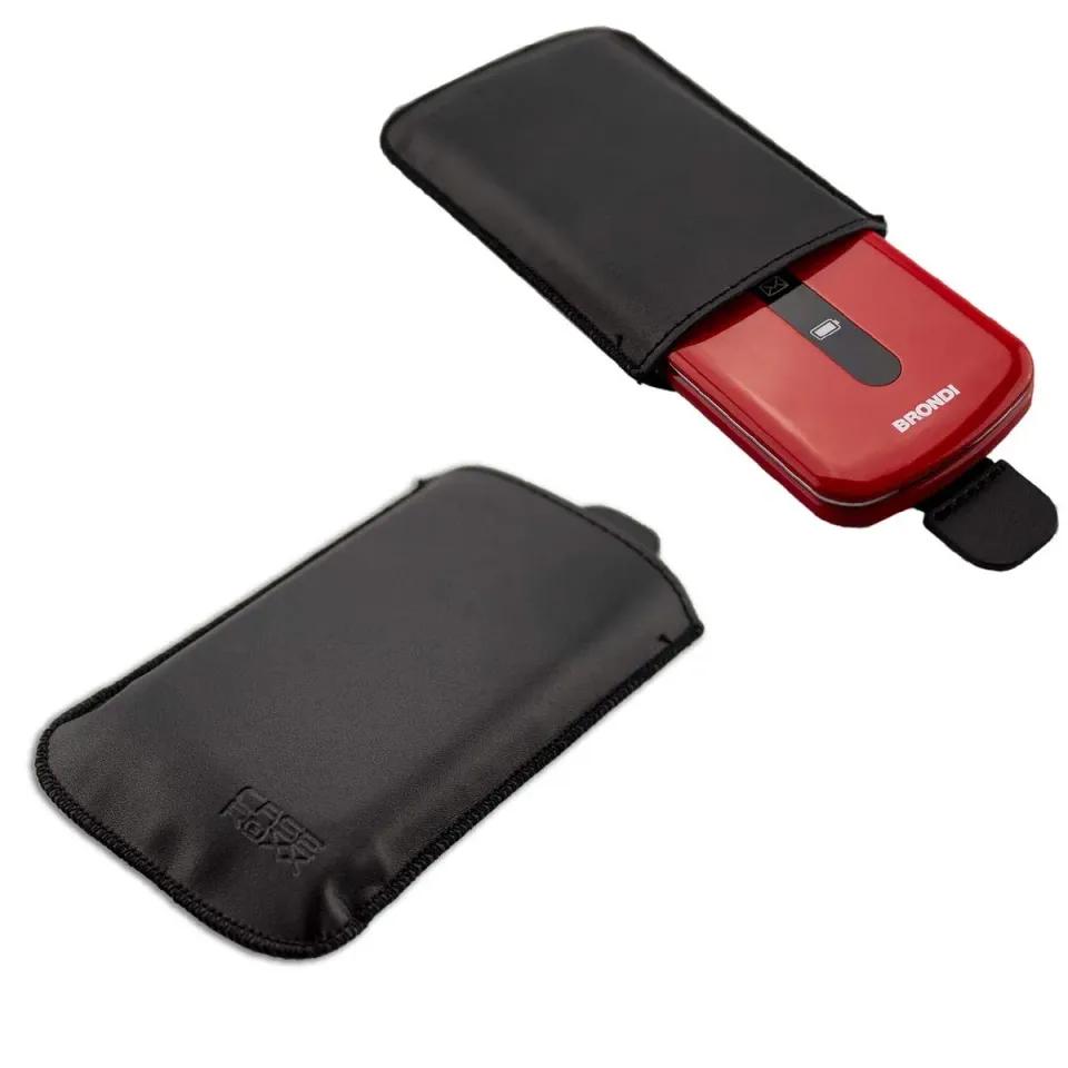 caseroxx Slide Custodia Brondi President nero finta pelle