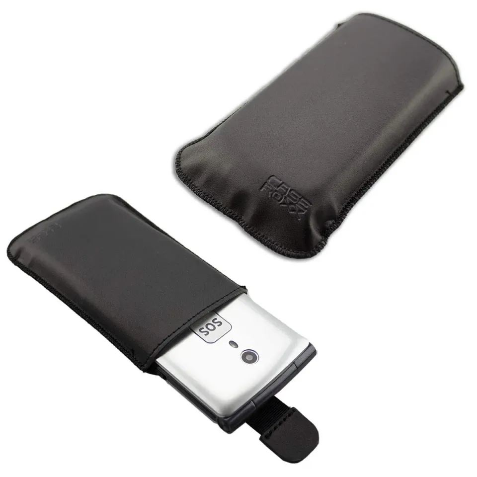 caseroxx Slide custodia Brondi Amico Supervoice nera pelle